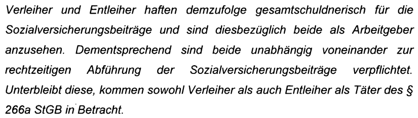 Dr. Markus Wiesner von der Staatsanwaltschaft Augsburg zitiert eine Passage aus der NZWiST aus der hervorgeht, dass die Auftraggeber als Täter in Betracht kommen.